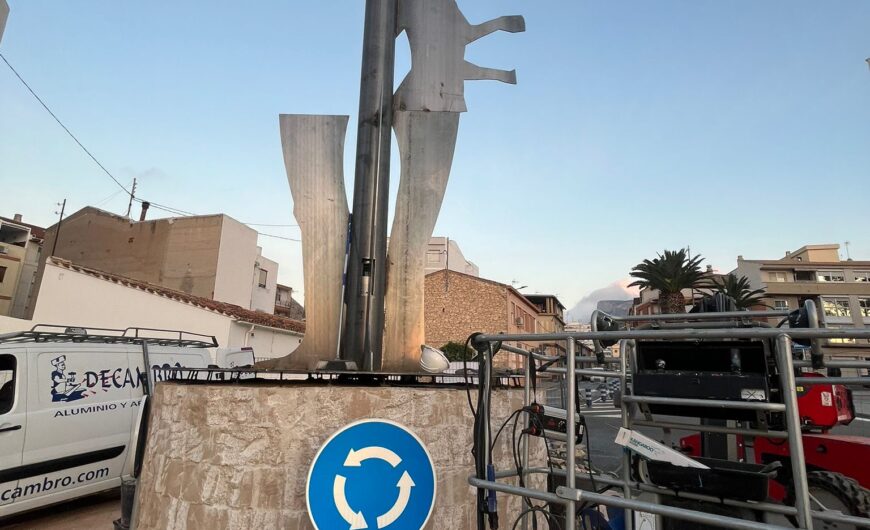 ROTONDA REALIZADA EN HIERRO